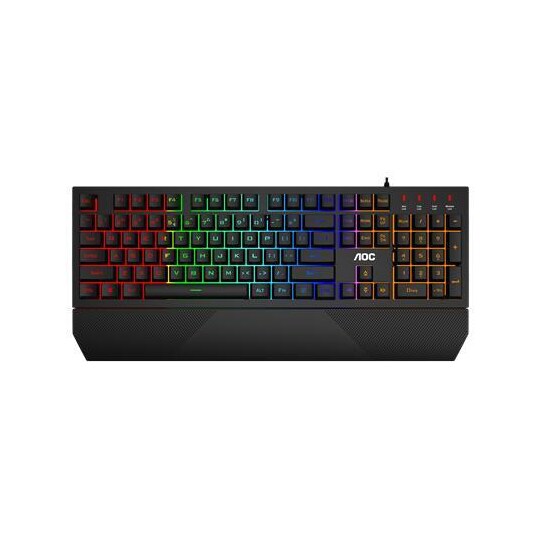 AOC Gaming Keyboard GK200 RGB LED-valo, QWERTY, Musta, Langallinen, USB,  Mekaaniset tunnenäppäimet - Gigantti verkkokauppa