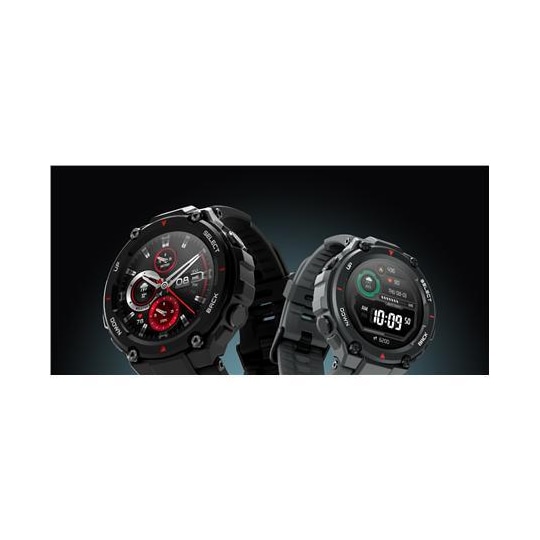 Amazfit T-Rex Smart kello, GPS (satelliitti), AMOLED-näyttö,  kosketusnäyttö, sykemittari, aktiivisuuden seuranta 24/7, vedenpitävä,  Bluetooth, Camo Green - Gigantti verkkokauppa