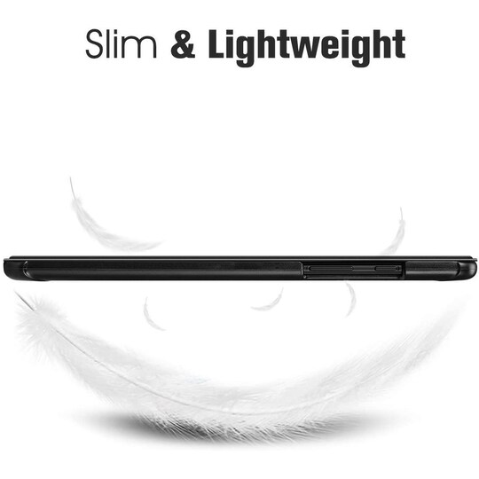 Samsung Galaxy Tab A (10,1") kolmitaitteinen suojakuori, tekonahka, musta -  Gigantti verkkokauppa