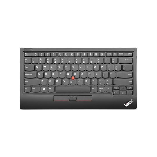 Lenovo ThinkPad TrackPoint Keyboard II Bluetooth (2,4/5 GHz langaton Nano  -USB -sovittimen kautta), Yhdysvallat/Englanti, Pure Black, Integroitu  TrackPoint - Gigantti verkkokauppa