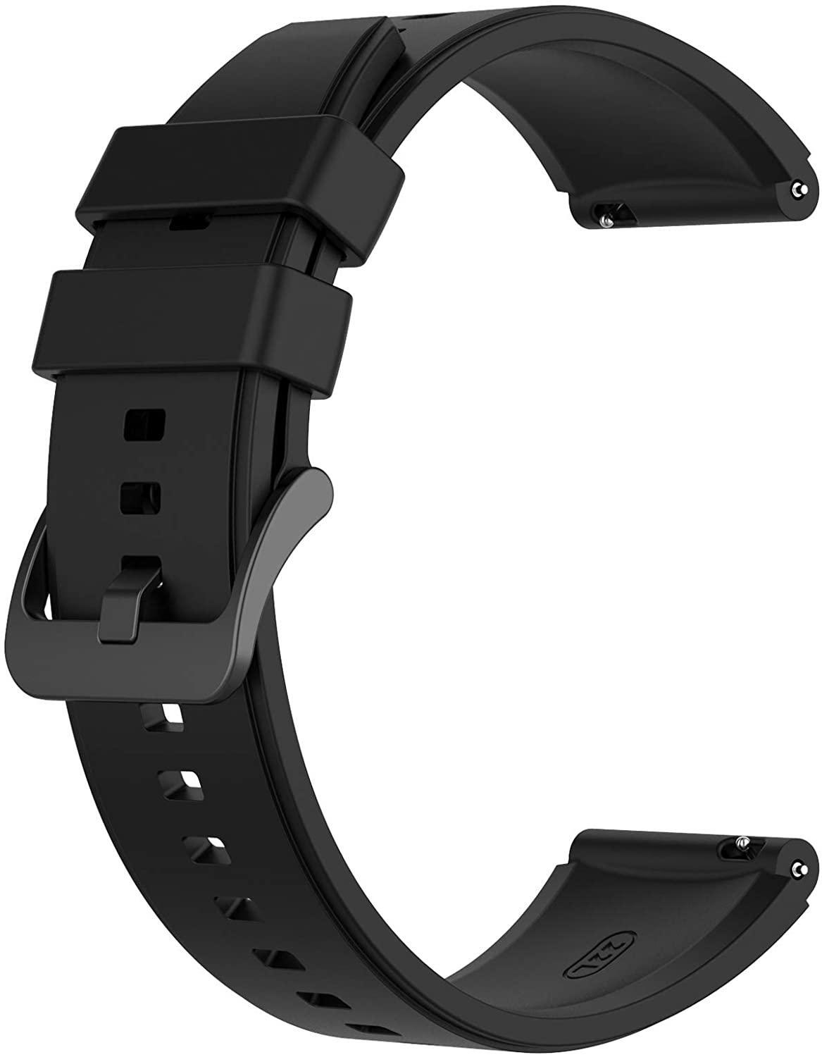 Huawei Watch GT2 Pro rannekoru silikoni musta - Gigantti verkkokauppa