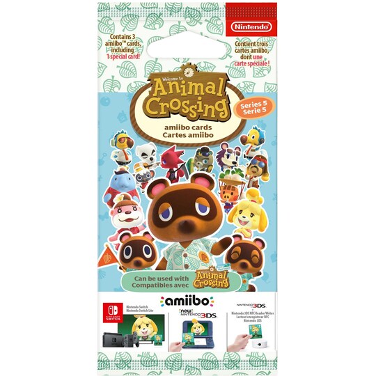 Nintendo Animal Crossing Amiibo Card Series 5 amiibokortit - Gigantti  verkkokauppa