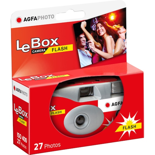 Agfaphoto LeBox Flash analoginen kertakäyttökamera - Gigantti verkkokauppa
