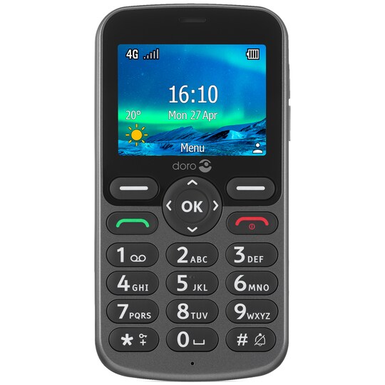 Doro 5861 matkapuhelin (grafiitti) - Gigantti verkkokauppa