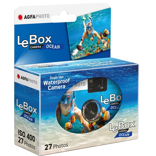 Agfaphoto LeBox Ocean analoginen kertakäyttökamera - Gigantti verkkokauppa