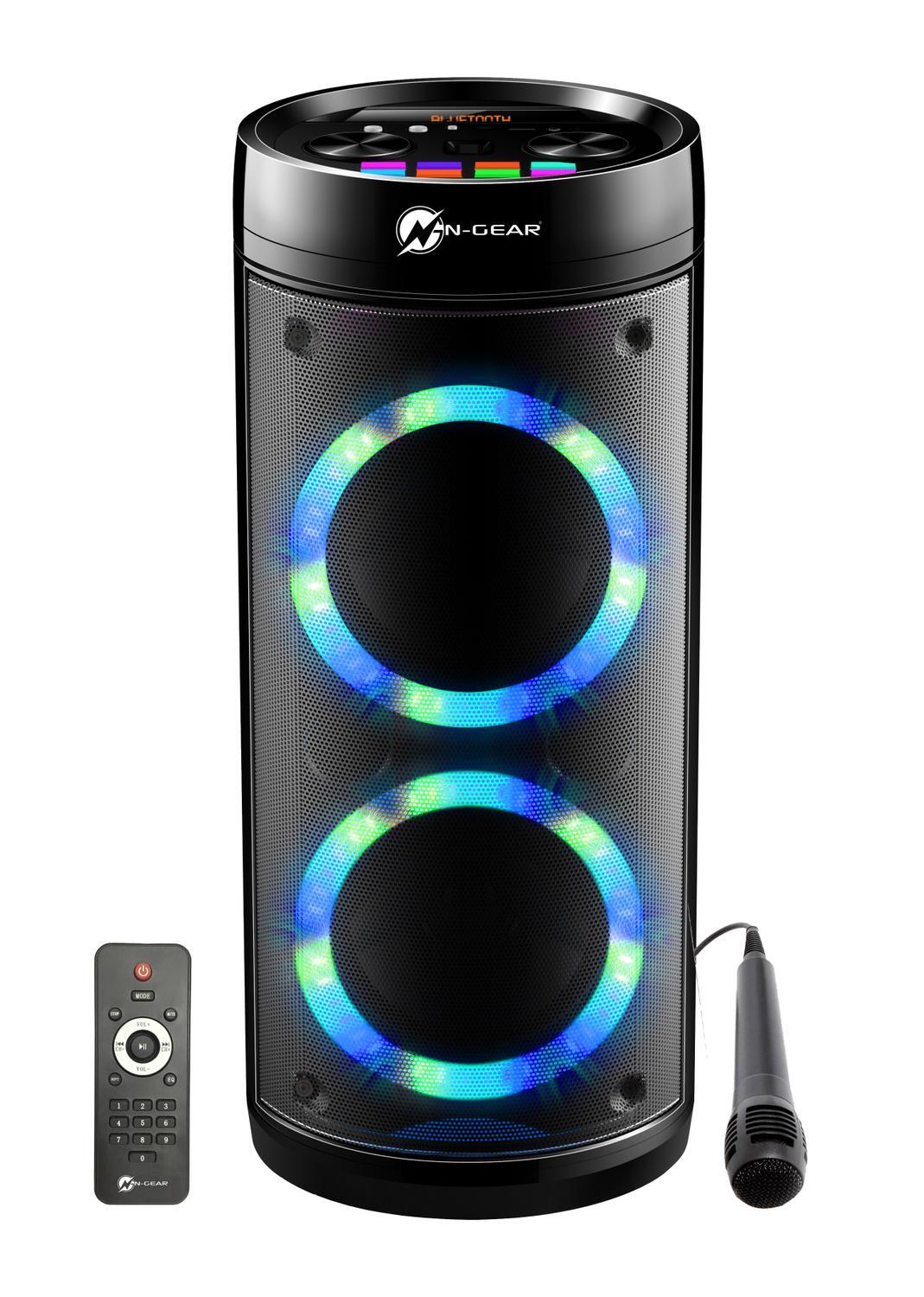 N-Gear Kannettava Bluetooth-kaiutin Let s Go Party -kaiutin 26R 600 W,  Kannettava, Langaton yhteys, Musta, Bluetooth - Gigantti verkkokauppa