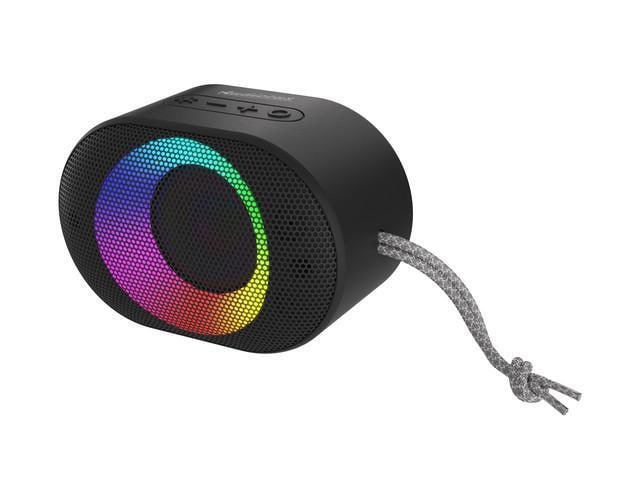 aud Kaiuttimet Aurora Mini 7 W, vedenpitävä, Bluetooth, RGB, kannettava,  musta, 90 dB - Gigantti verkkokauppa