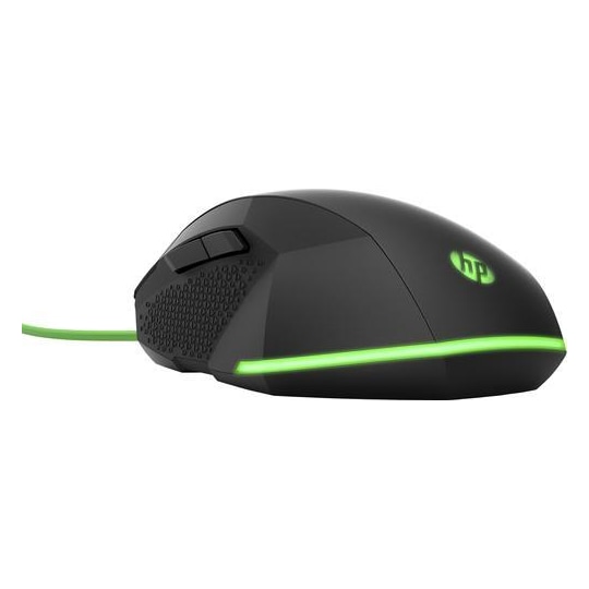 HP Pavilion Gaming Mouse 200, Black/Green - Gigantti verkkokauppa