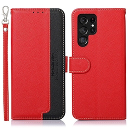 KHAZNEH puhelimen kansi Samsung Galaxy S22 Ultra - punainen