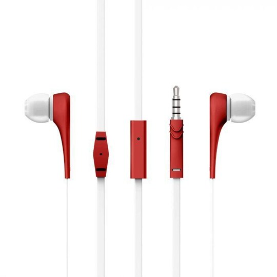 Energy Sistem -kuulokkeet, tyyli 1+ 3,5 mm, in-ear/ear-koukku, mikrofoni,  punainen - Gigantti verkkokauppa