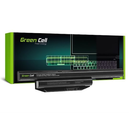 Kannettavan tietokoneen akku Green Cell Fujitsu LifeBook A514 A544 A555  AH544 - Gigantti verkkokauppa