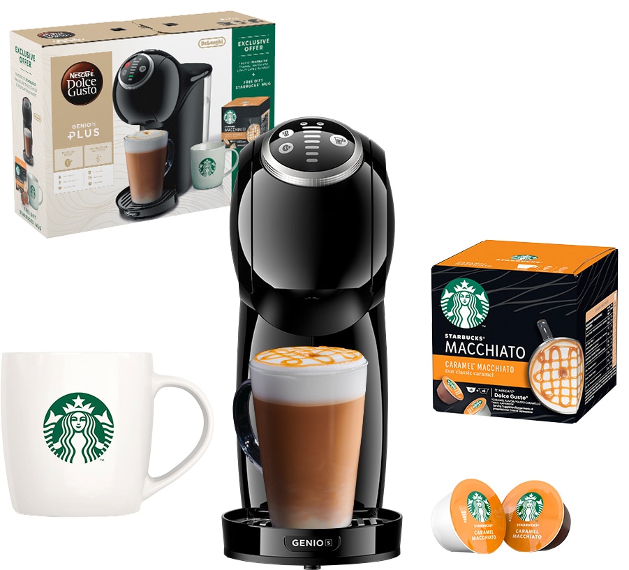 Nescafé Dolce Gusto Genio S Plus kapselikeitin + Starbucks pakkaus -  Gigantti verkkokauppa