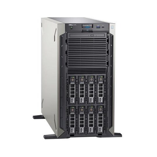 Dell PowerEdge T340 Tower, Intel Xeon, E-2124, 3,3 GHz, 8 Mt, 4T, 4C, 1x16  Gt, UDIMM DDR4, 3200 MHz, 1000 Gt, SATA, Jopa 8 x 3,5" Hot-swap  kiintolevypaikkaa, PERC H330, Single, Hot-plug, Virtalähde - Gigantti  verkkokauppa