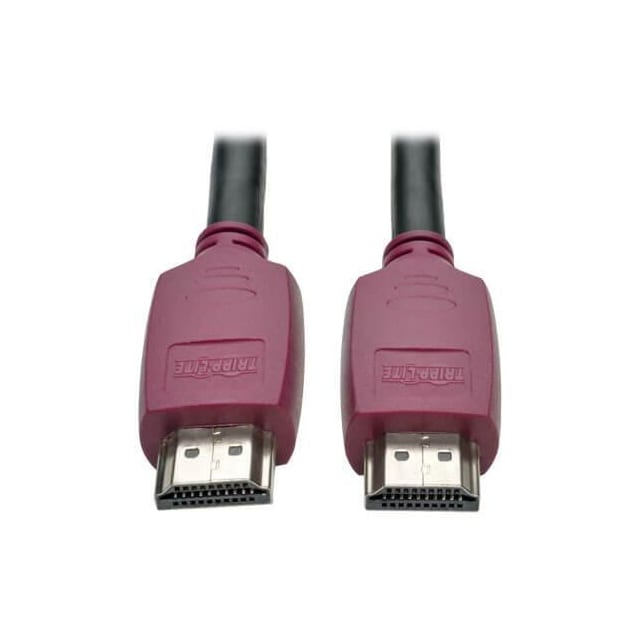 Tripp Lite HDMI-kaapeli Ethernetillä P569-010-CERT Burgundy, HDMI-HDMI, 3,05 m