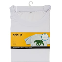 Cricut Infusible Ink miesten valkoinen t-paita (L)