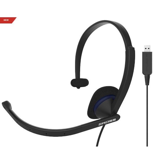Koss-kuulokkeet CS195 USB-pääpanta/korvakuuloke, USB, mikrofoni, musta, -  Gigantti verkkokauppa