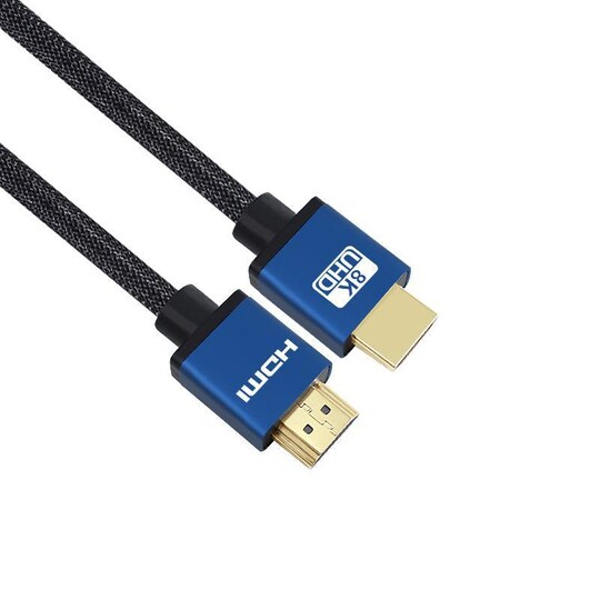 HDMI -kaapeli 2.1 Nopea 4320p 2 metriä Sininen - Gigantti verkkokauppa