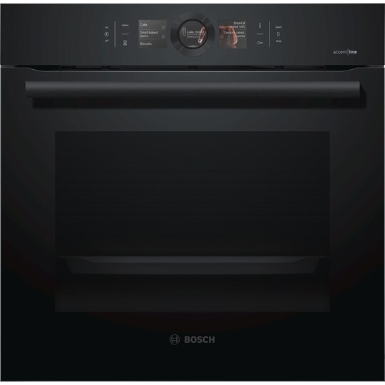 Bosch AccentLine Series 8 erillisuuni HBG876EC6S Carbon Black (musta) -  Gigantti verkkokauppa