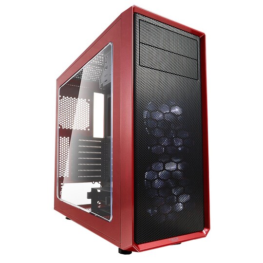 Fractal Design Focus G ATX PC-kotelo (punainen/ikkuna) - Gigantti  verkkokauppa