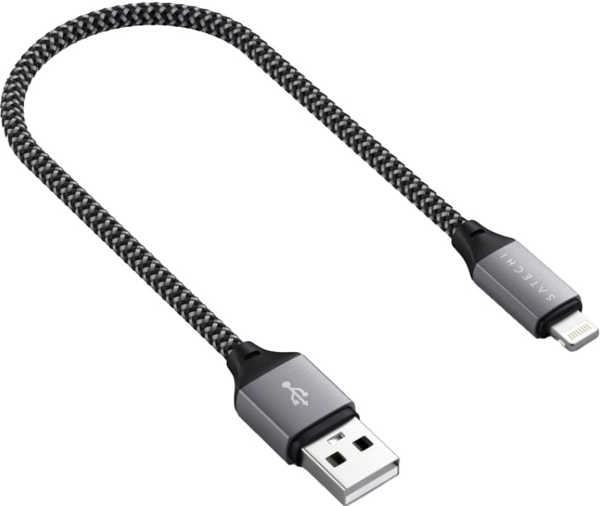 Satechi USB-A - Lightning kaapeli 25 cm - Gigantti verkkokauppa