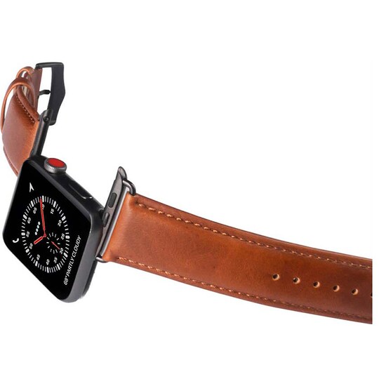 Buffalo Apple Watch 38/40/41 mm nahkainen ranneke (ruskea) - Gigantti  verkkokauppa