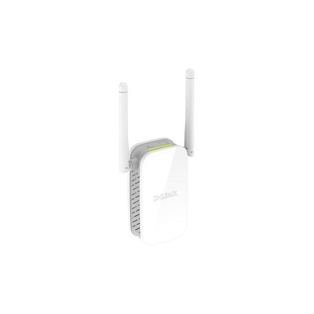 D-Link N300 Wi-Fi-verkon jatkaja, jopa 300Mbps, 10/100 Ethernet, valk.