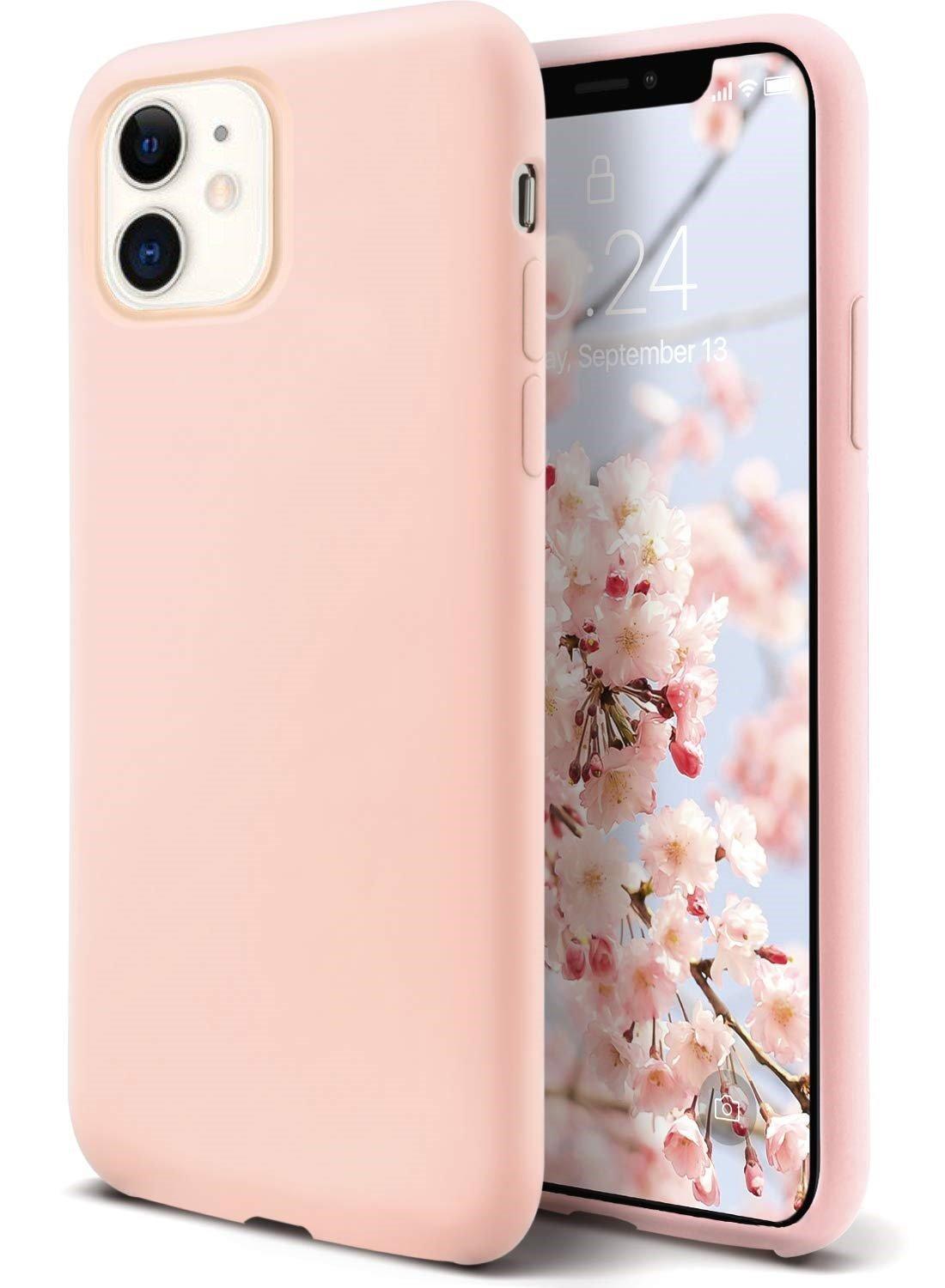 Nestemäinen silikoni suoja iPhone 11 - vaaleanpunainen - Gigantti  verkkokauppa