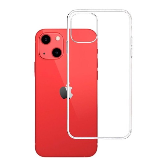 3MK ClearCase iPhone 13:lle, termoplastinen polyuretaani, läpinäkyvä,  kirkas puhelinkuori - Gigantti verkkokauppa