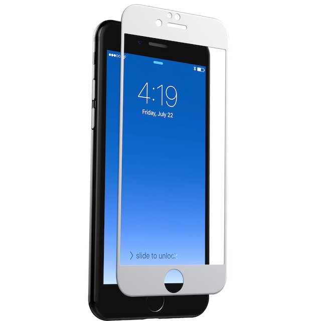 InvisibleShield iPhone 7 Plus näytönsuoja (valkoinen)