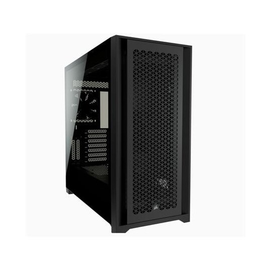 Corsairin tietokonekotelo iCUE 5000D Sivuikkuna, musta, ATX, virtalähde  mukana Ei - Gigantti verkkokauppa