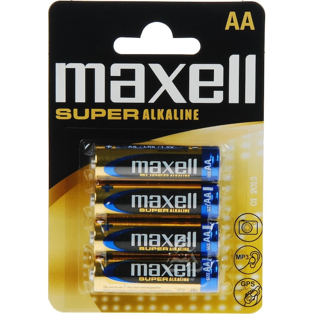 Maxell AA LR06 -alkaliparistot, 4 kpl