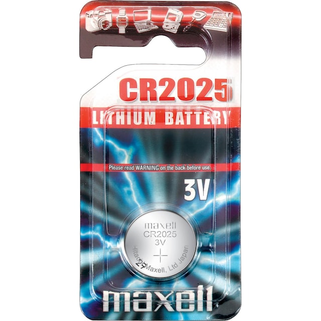 Maxell nappiparisto litium, 3V (CR2025), 1 kpl