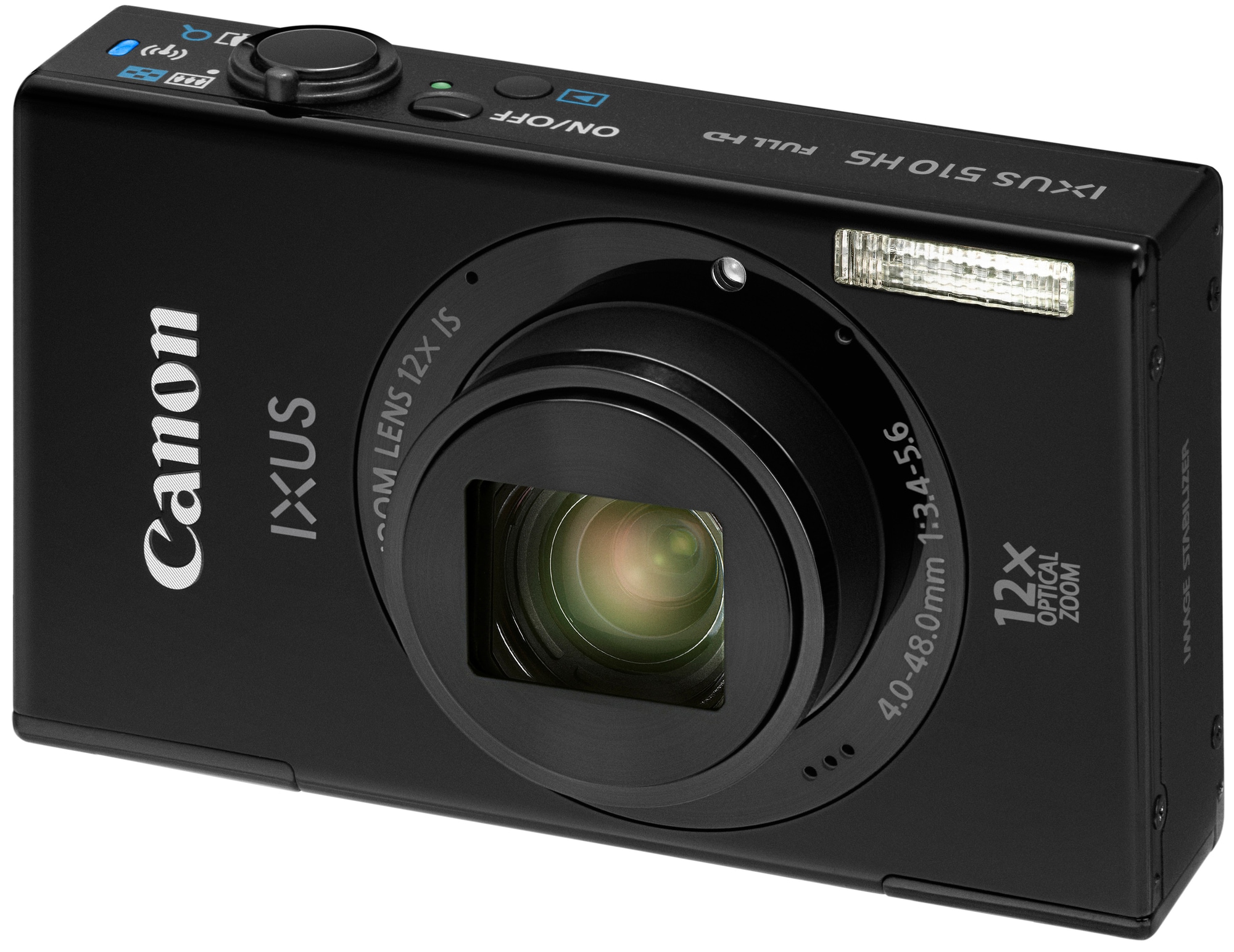 Canon IXUS 510 HS digikamera (musta) - Gigantti verkkokauppa