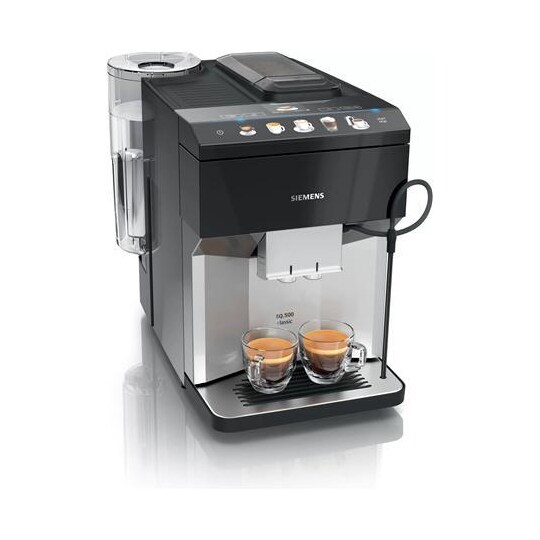 SIEMENS Automaattinen Kahvinkeitin TP505R01 Pumpun paine 15 bar,  Sisäänrakennettu maidonvaahdotin, Täysautomaattinen, 1500 W, Inox -  Gigantti verkkokauppa