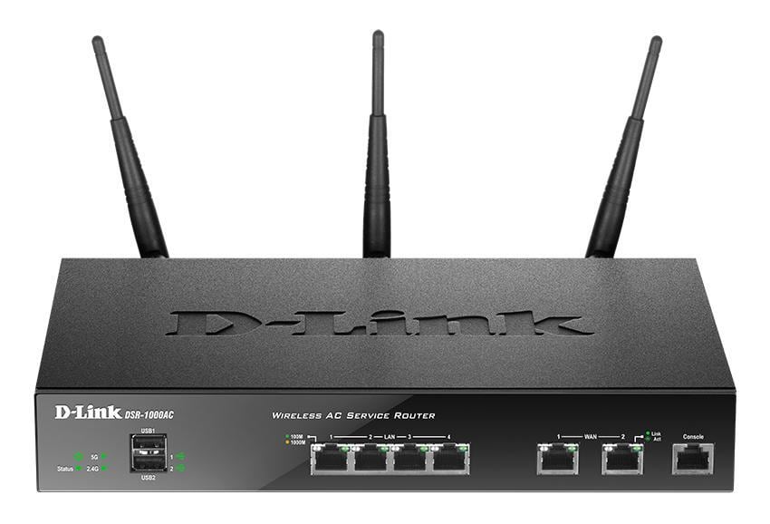 D-LINK DSR-1000AC, langaton reititin VPN: llä, 802.11ac, musta - Gigantti  verkkokauppa