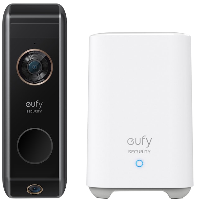 Eufy 2K Dual Cam video-ovikello + Eufy Security HomeBase 2