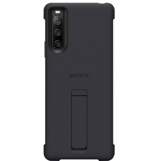 Sony Xperia 10 IV Style suojakuori (musta) - Gigantti verkkokauppa