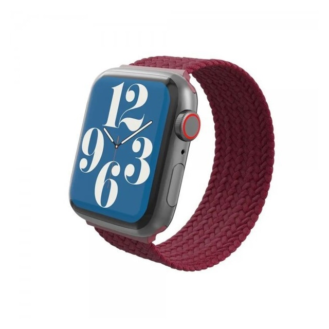 Gear4 Apple Watch 42/44/45mm/Apple Watch Ultra Ranneke Braided Watch Band Medium Wine