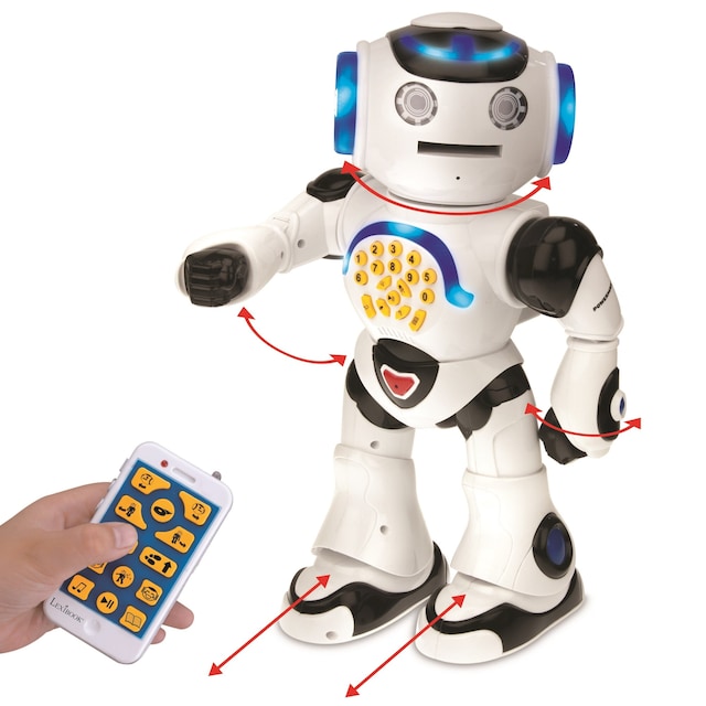 POWERMAN interaktiivinen robotti oppimiseen ja pelaamiseen, sisältää kaukosäätimen (tanska)
