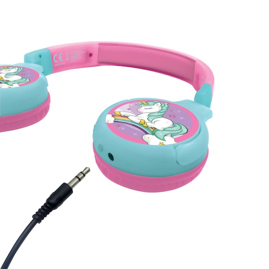Unicorn 2 in 1 Bluetooth ja langallinen mukavuus taittuvat kuulokkeet  lasten turvallinen äänenvoimakkuus - Gigantti verkkokauppa