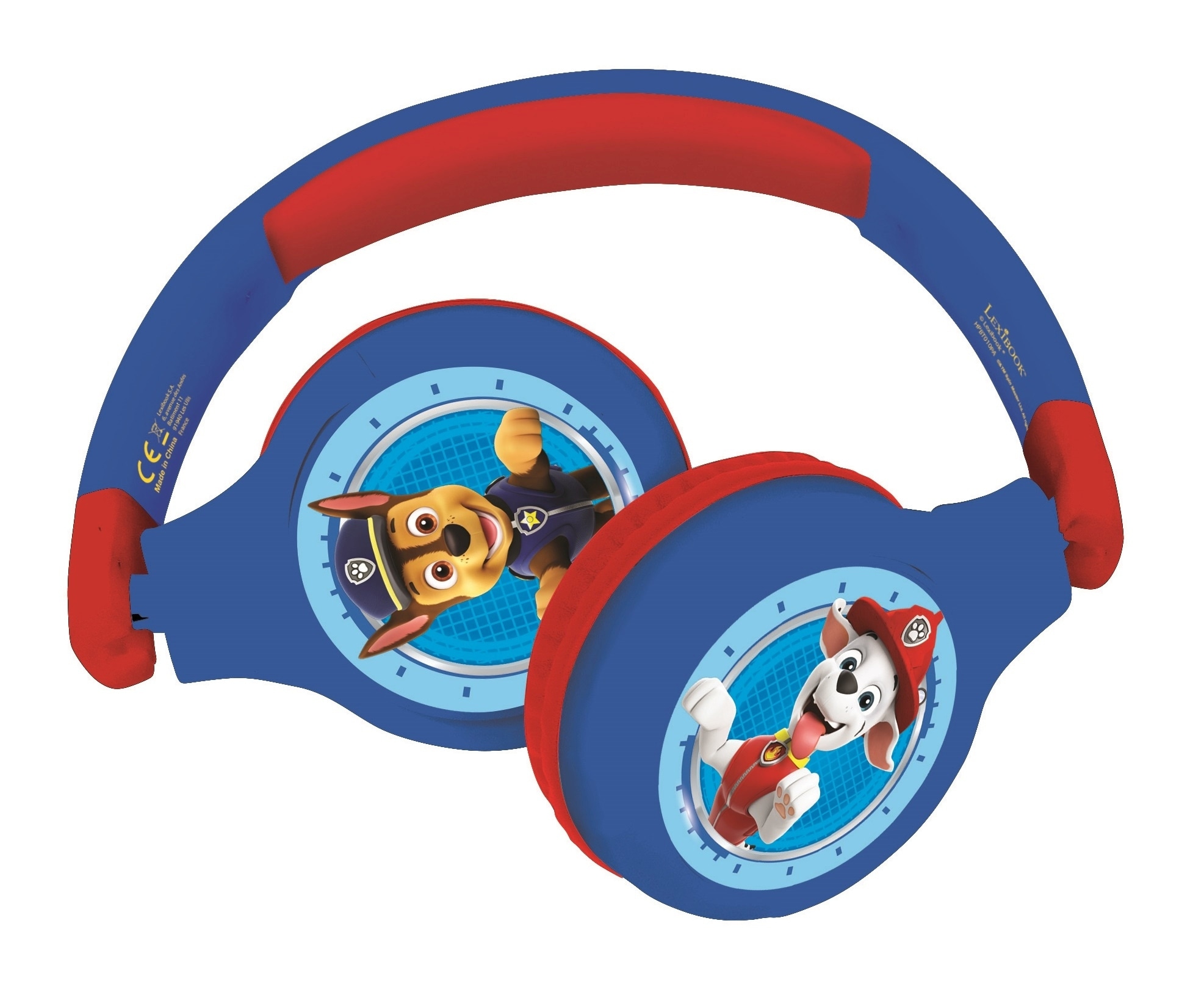 2 in 1 Bluetooth ja langalliset mukavasti kokoontaitettavat kuulokkeet,  joissa on lasten turvallinen äänenvoimakkuus - Paw Patrol - Gigantti  verkkokauppa