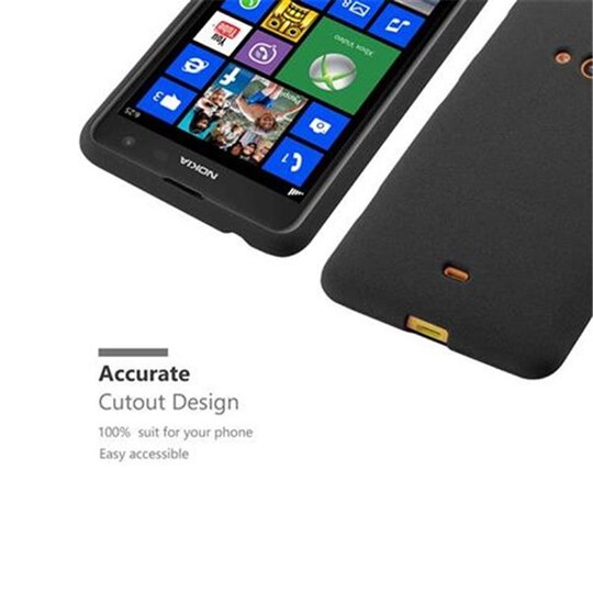 Nokia Lumia 625 Suojakuori Kotelo (Musta) - Gigantti verkkokauppa