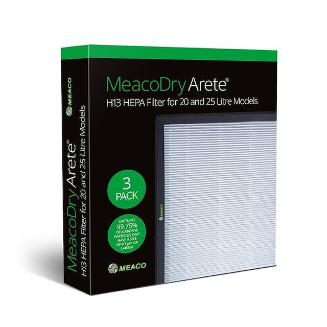 Meaco Arete One HEPA 13 -suodatin 20L ja 25L (3 kpl)