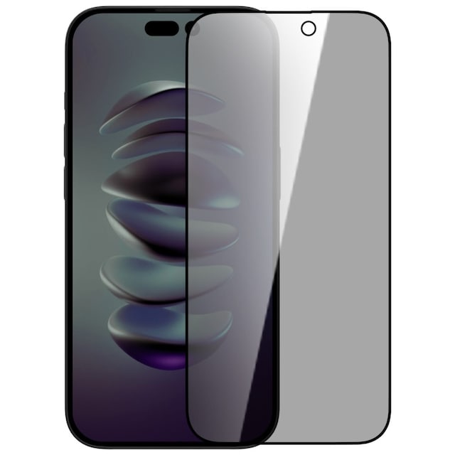 NILLKIN iPhone 15 Pro Max Anti-Spy Näytönsuoja Täysin peittävä