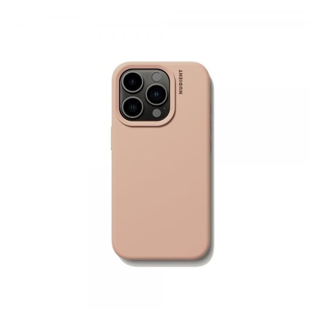 Nudient iPhone 15 Pro Kuori Base Case Peach Orange