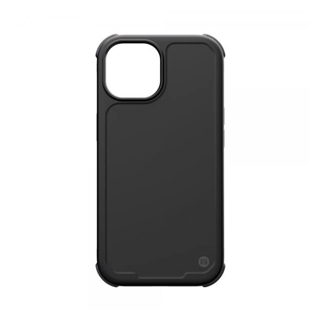 Clckr iPhone 15 Kuori Carbon MagSafe Musta