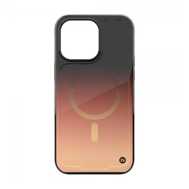 Clckr iPhone 15 Pro Max Kuori Onyx MagSafe Copper