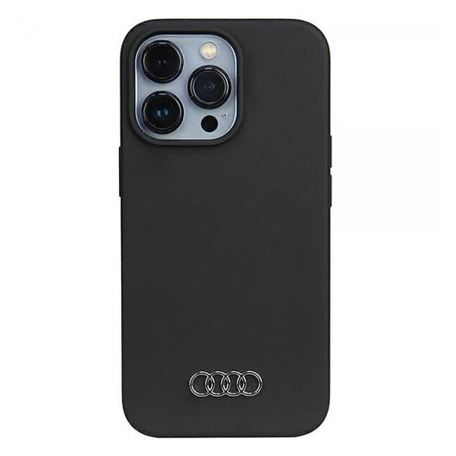Audi iPhone 13/iPhone 13 Pro Kuori Silikoni Musta