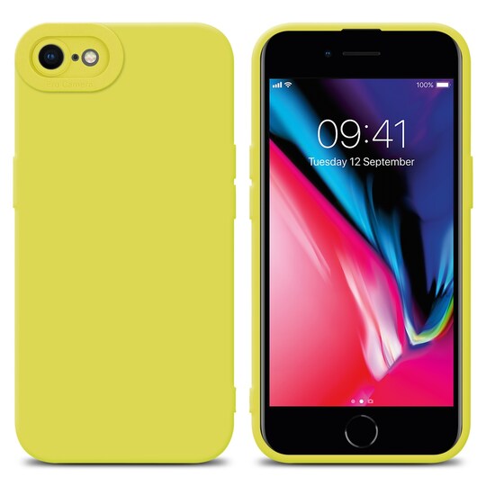 iPhone 7/7S/8/SE 2020 Suojakuori Kotelo (Keltainen) - Gigantti verkkokauppa