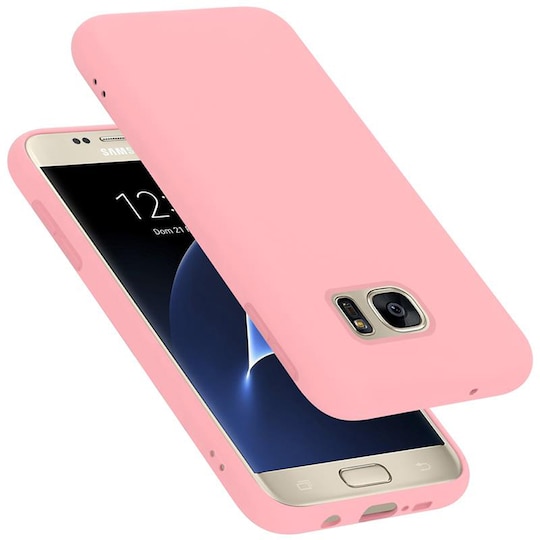 Samsung Galaxy S7 Suojakuori Kotelo (Vaaleanpunainen) - Gigantti  verkkokauppa